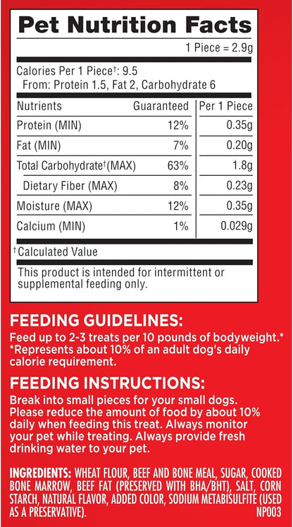 Marosnacks Small Dog Treats with Real Bone Marrow, 40 Oz. Canister